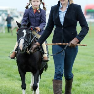 Lilly Stevenson and Isobel Huffin from Tubber participating at the Mullagh Agricultural Show. Photo by Paul Corey.