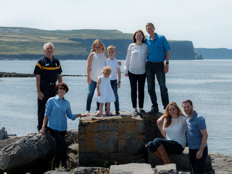 Family portrait photography by Paul Corey, Ennis, County Clare